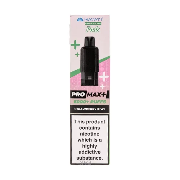 Strawberry Kiwi Pro Max Plus Prefilled Pod + Refill by Hayati