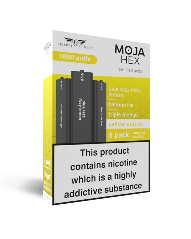 Moja Hex Yellow Edition Refill Pods (x3)