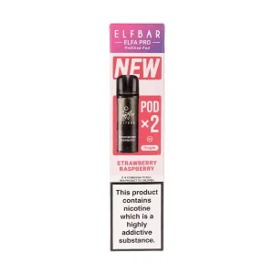 Strawberry Raspberry Elfa Pro V2 Prefilled Pods by Elf Bar