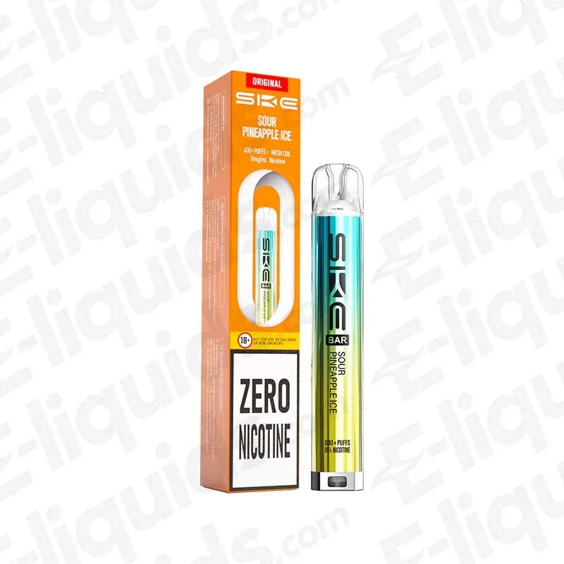SKE Bar 600 0mg Sour Pineapple Ice Prefilled Pod Kit