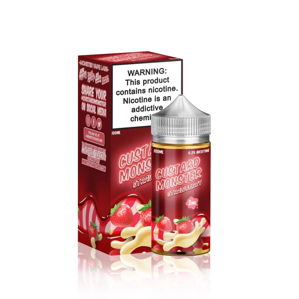 Custard Monster E-Liquid - Strawberry - 100ml