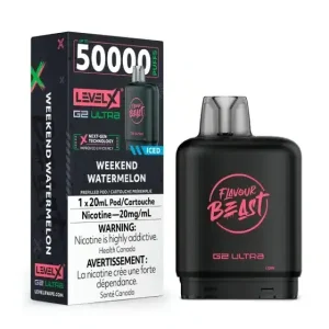 Level X Flavour Beast G2 Ultra Weekend Watermelon Iced (6/box)