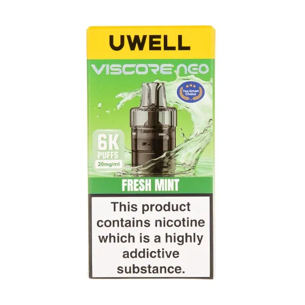Fresh Mint Viscore Neo 6K Prefilled Pod + Refill by Uwell