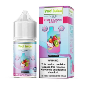 Kiwi Dragon Berry by Pod Juice TFN PJ5000 Salt Series E-Liquid 30mL (Salt Nic)