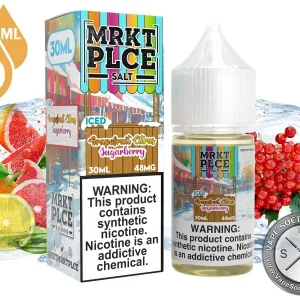 Iced Grapefruit Citrus Sugarberry MRKT PLCE SALT 30ml