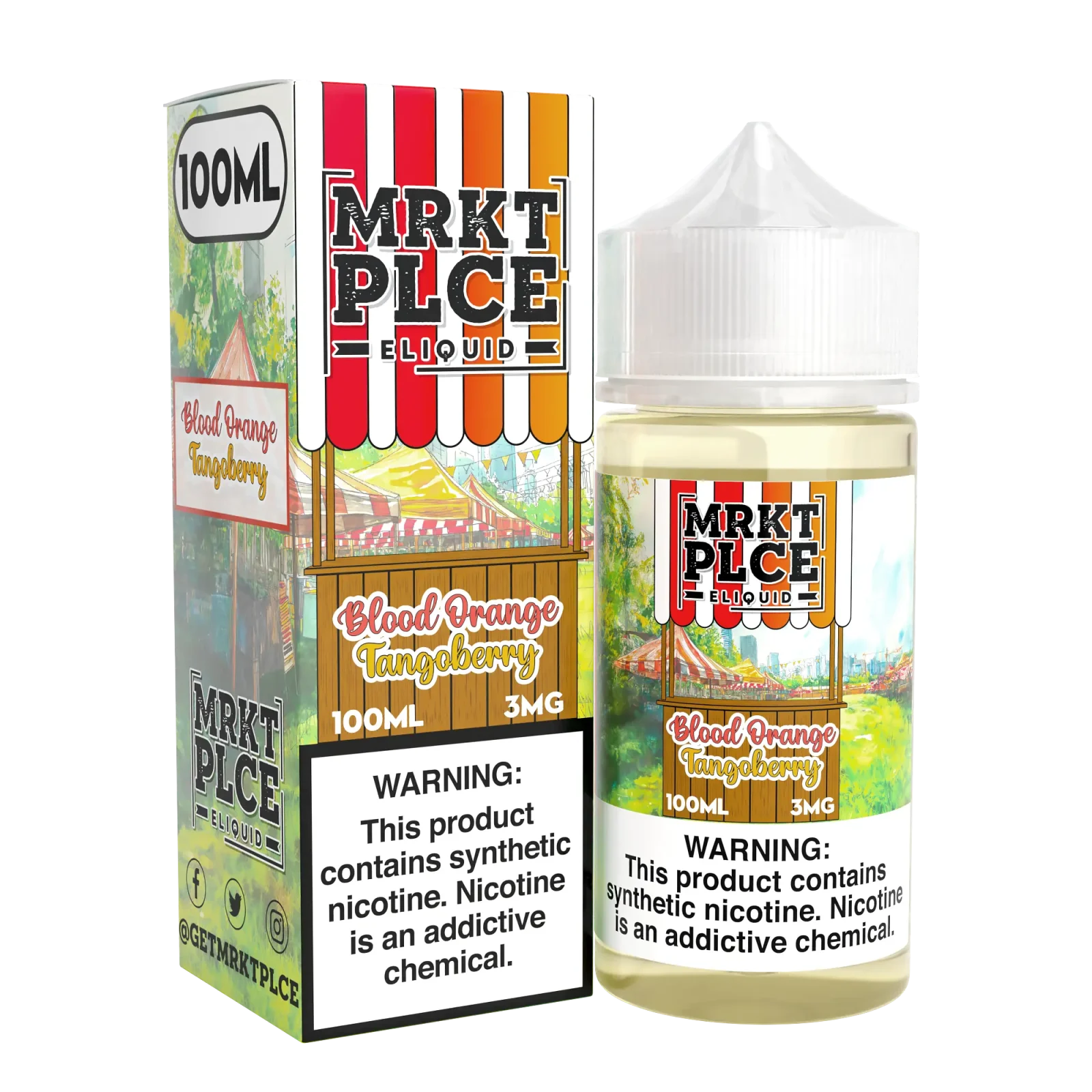 MRKT PLCE Blood Orange Tangoberry Vape Juice
