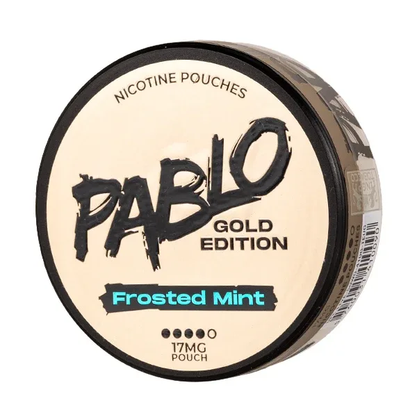 Frosted Mint Gold Edition Nicotine Pouches by Pablo
