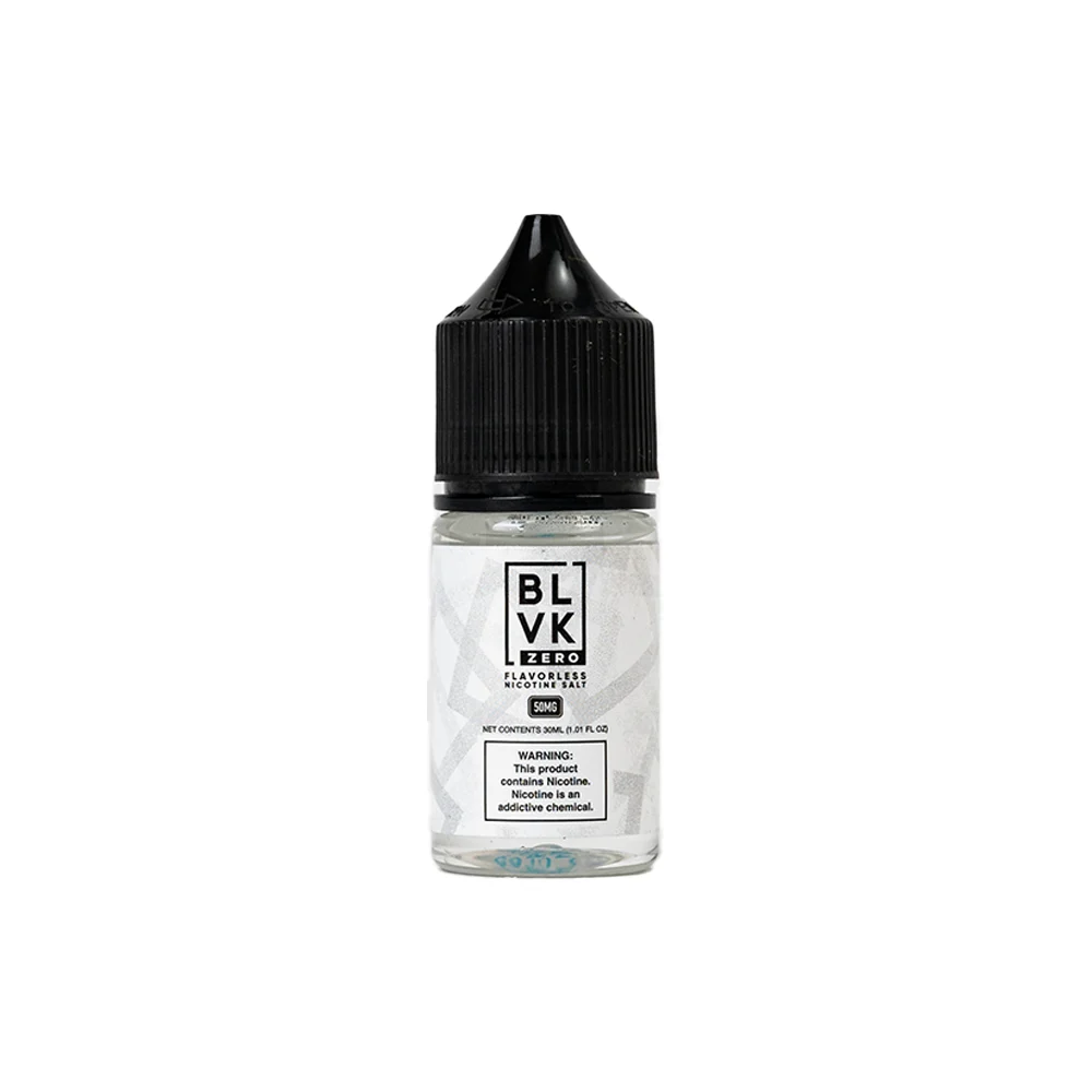 Flavorless BLVK ZERO Salts 30mL