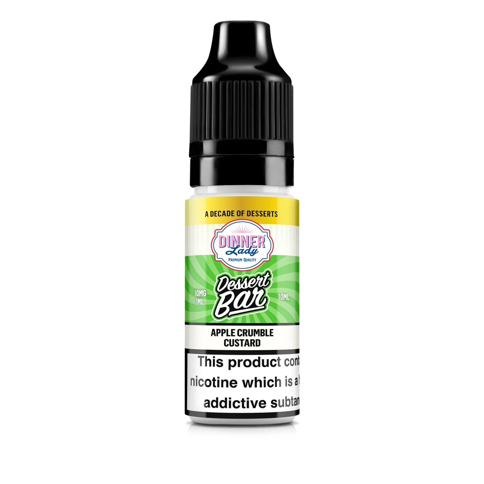 Dinner Lady Dessert Bar – Apple Crumble Custard Bar Salt E-Liquid