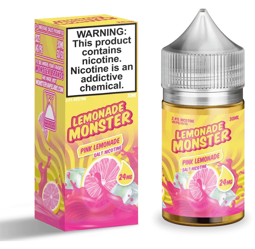 Lemonade Monster Salts Pink Lemonade