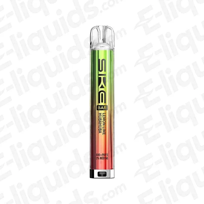 SKE Bar 600 Lemon Lime Hubahuba Prefilled Pod Kit