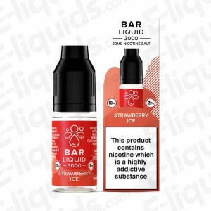 Bar Liquid 3000 Strawberry Ice Nic Salt