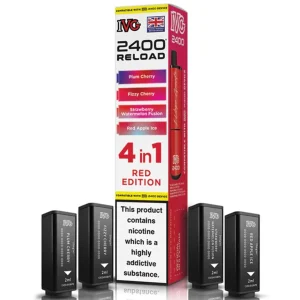 Red Edition IVG 2400 Reload Refill Pods (x4)