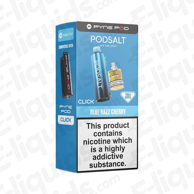Pyne Pod Click 50K Blue Razz Cherry Blast Prefilled Pod