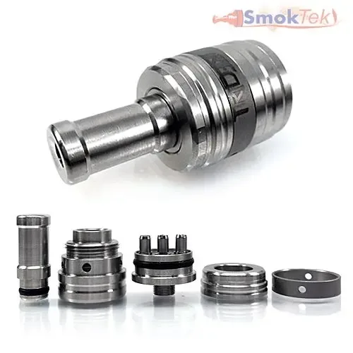 Trident V2 Rebuildable Dripping Atomizer - Stainless - Image 2