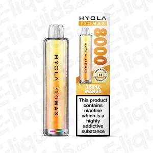 Hyola Pro Max 8000 Triple Mango Prefilled Pod Kit