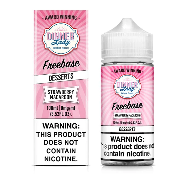 Strawberry Macaroon Dinner Lady TFN 100mL