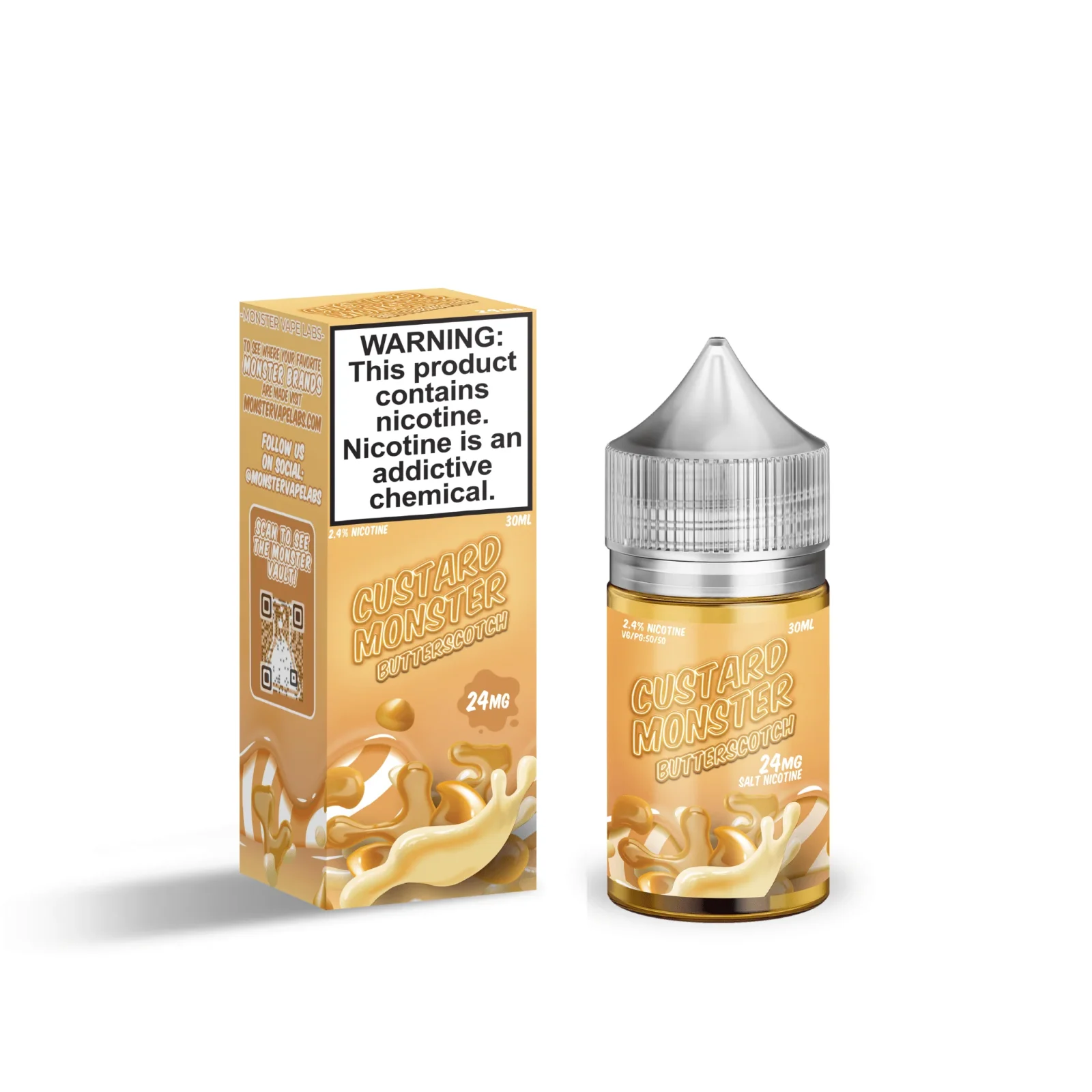 Butterscotch SALT - Custard Monster - 30mL