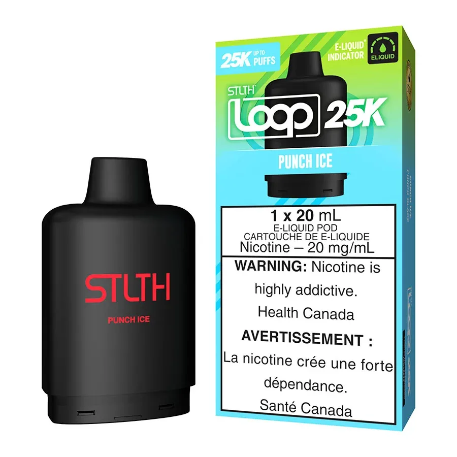 STLTH Loop 25K E-Liquid Pod Pack - Punch Ice