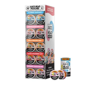 Juice Head ZTN Nicotine Pouch 20ct Can x 5-Can Pack