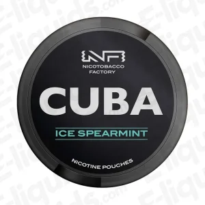 CUBA Black Ice Spearmint Nicotine Pouches