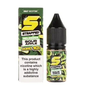 Sour Apple Nic Salt E-Liquid by Strapped Reloaded