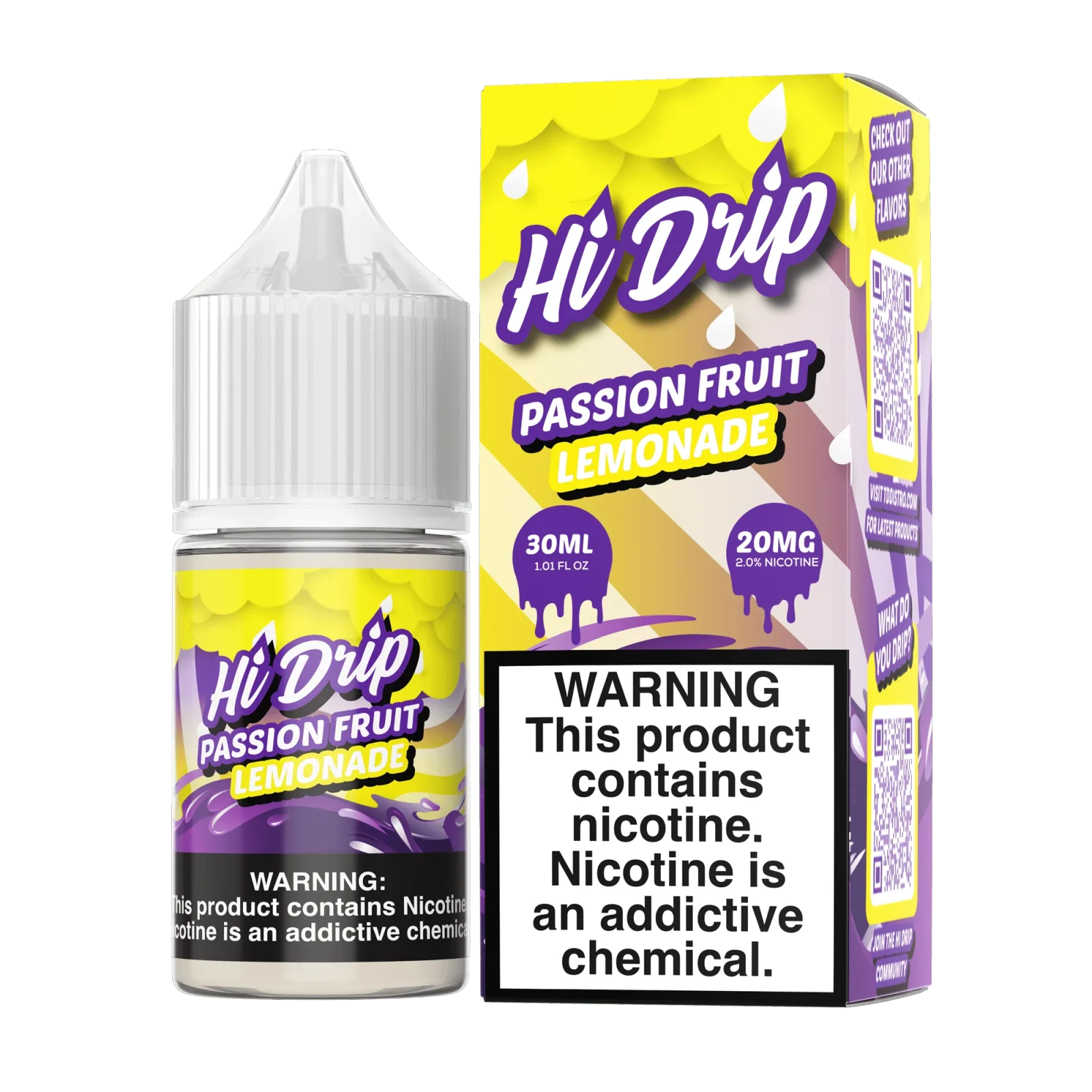 Passion Fruit Lemonade SALT - Hi Drip - 30mL