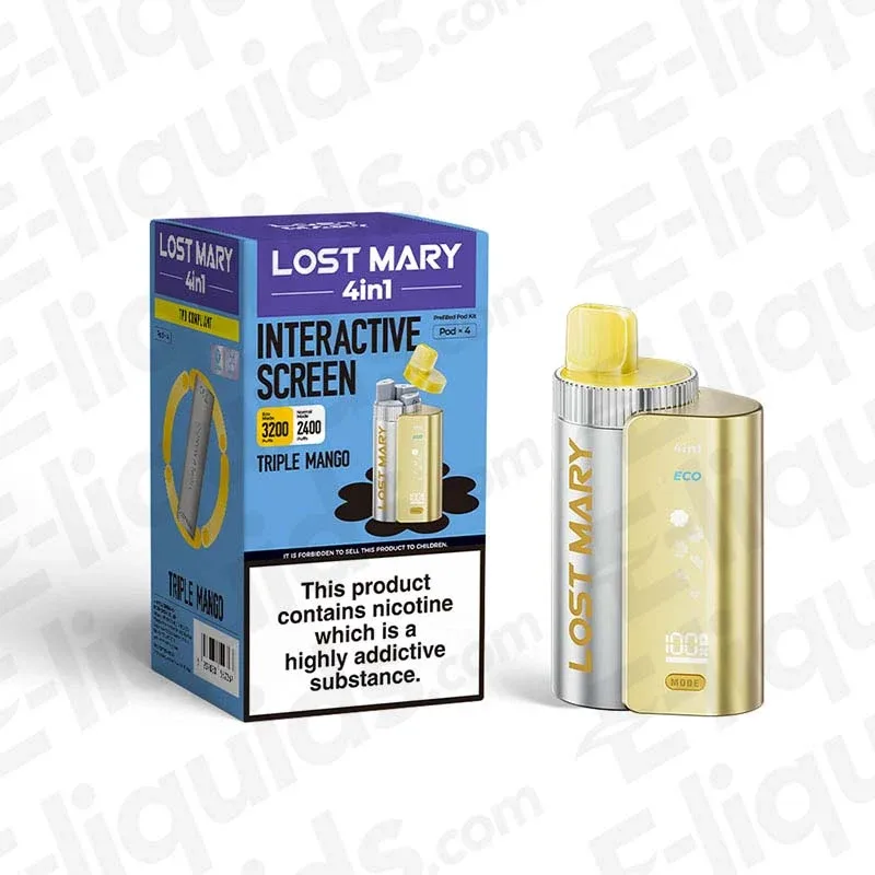 Lost Mary 4 in 1 Triple Mango Prefilled Pod Kit