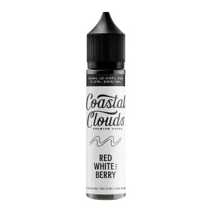 Coastal Clouds Red White Berry