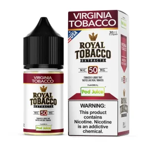 Virginia Tobacco Pod Juice x Royal Tobacco Extracts Salt 30mL