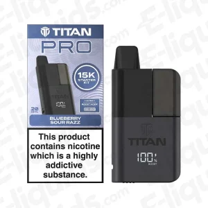 Titan Pro Blueberry Sour Razz Prefilled Pod Kit