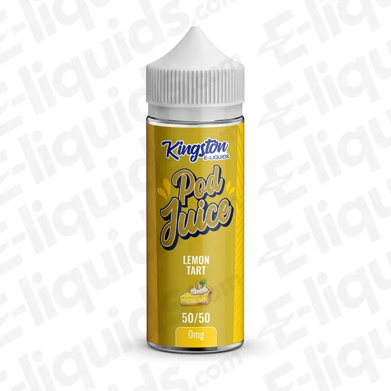 Kingston Lemon Tart Pod Juice 50/50 100ml Shortfill Vape Juice