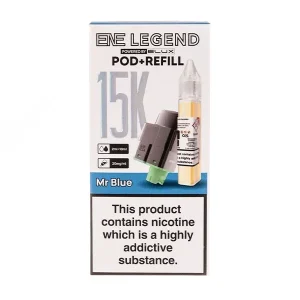 Mr Blue ENE Legend 15K Prefilled Pod + Refill by Elux