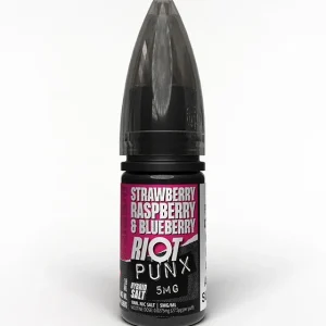 Strawberry, Raspberry & Blueberry Hybrid Salt E-Liquid - Riot Punx