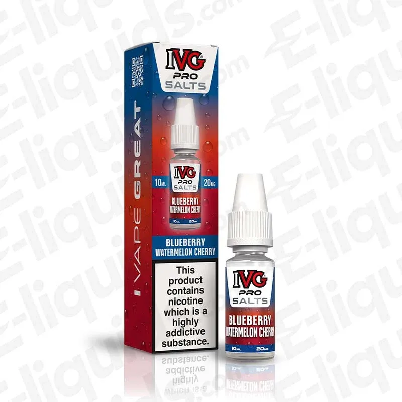 IVG Pro Blueberry Watermelon Cherry Nic Salt - Image 2
