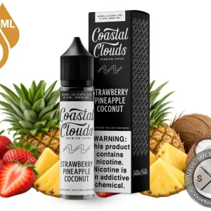 Strawberry Pineapple Coconut Coastal Clouds 60ml