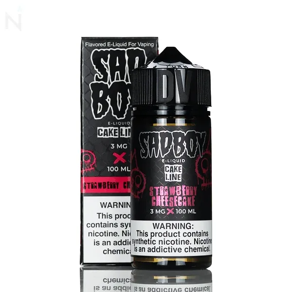 Sadboy E-Liquid - Strawberry Cheesecake - 100ml