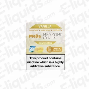 Vanilla MELTA Nicotine Strips