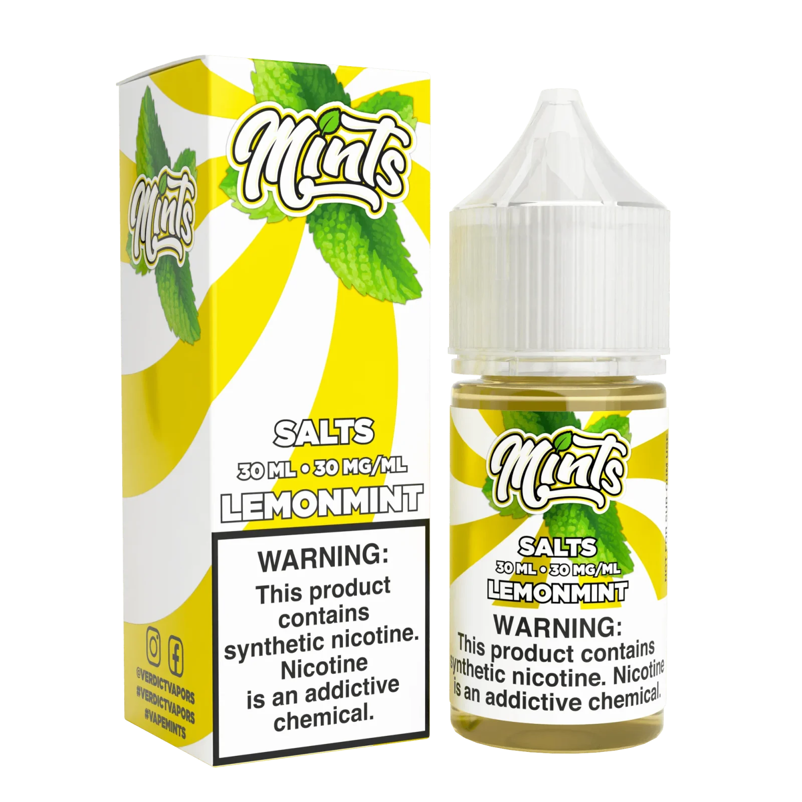 Lemon Mint SALT - Mints Vape Co. - 30mL
