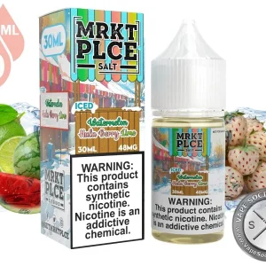 Iced Watermelon Hulaberry Lime MRKT PLCE SALT 30ml
