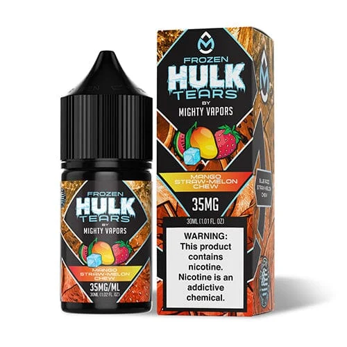 Frozen Mango Straw-Melon Chew | Mighty Vapors Hulk Tears Salts | 30mL