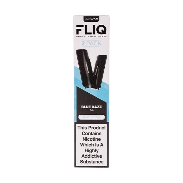 Blue Razz Ice FLIQ Prefilled Pods by Avomi
