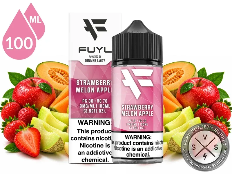 Strawberry Melon Apple FUYL By Dinner Lady 100ml