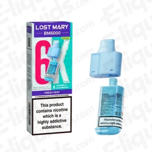 Lost Mary BM6000 Fresh Mint Prefilled Pod