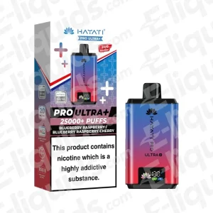Hayati Pro Ultra+ 25K Blueberry Raspberry - Blueberry Raspberry Cherry Prefilled Pod Kit