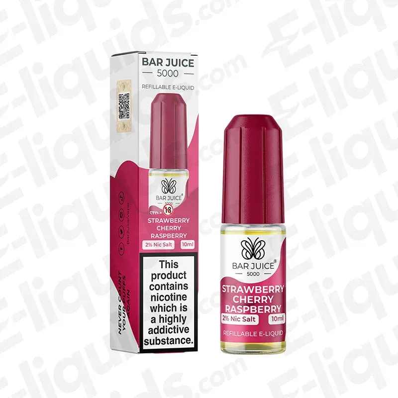 Bar Juice 5000 Strawberry Cherry Raspberry Nic Salt