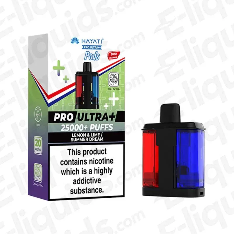Hayati Pro Ultra+ 25K Lemon & Lime - Summer Dream Prefilled Pods