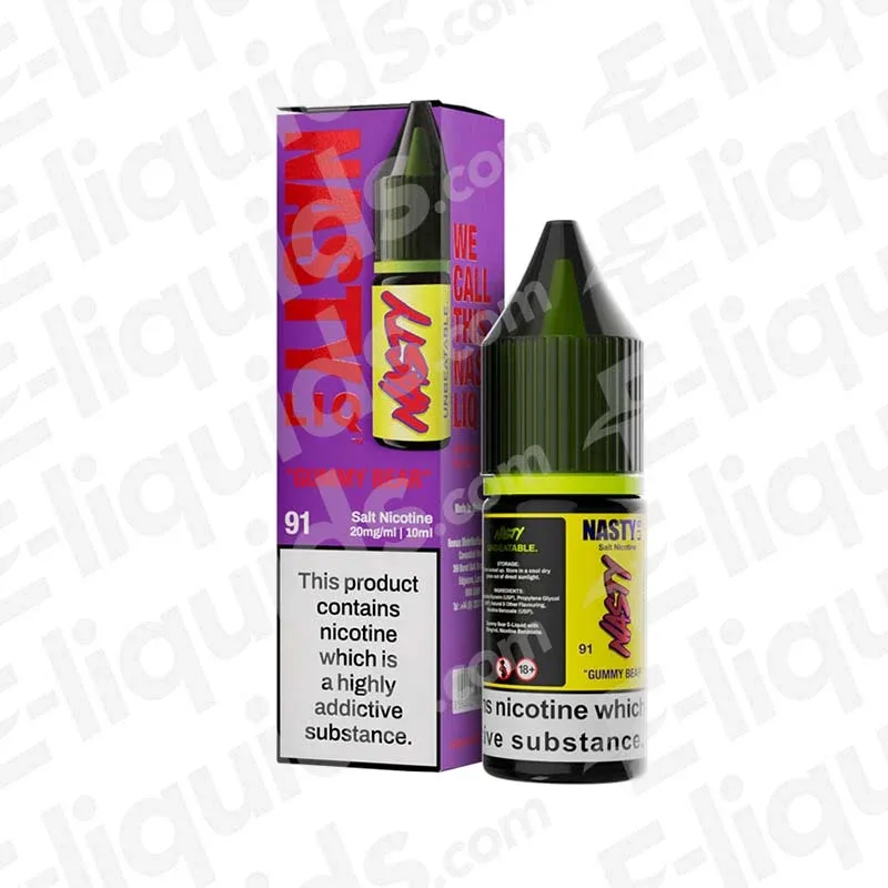 Nasty Juice Gummy Bear/Fruit Rush Nic Salt