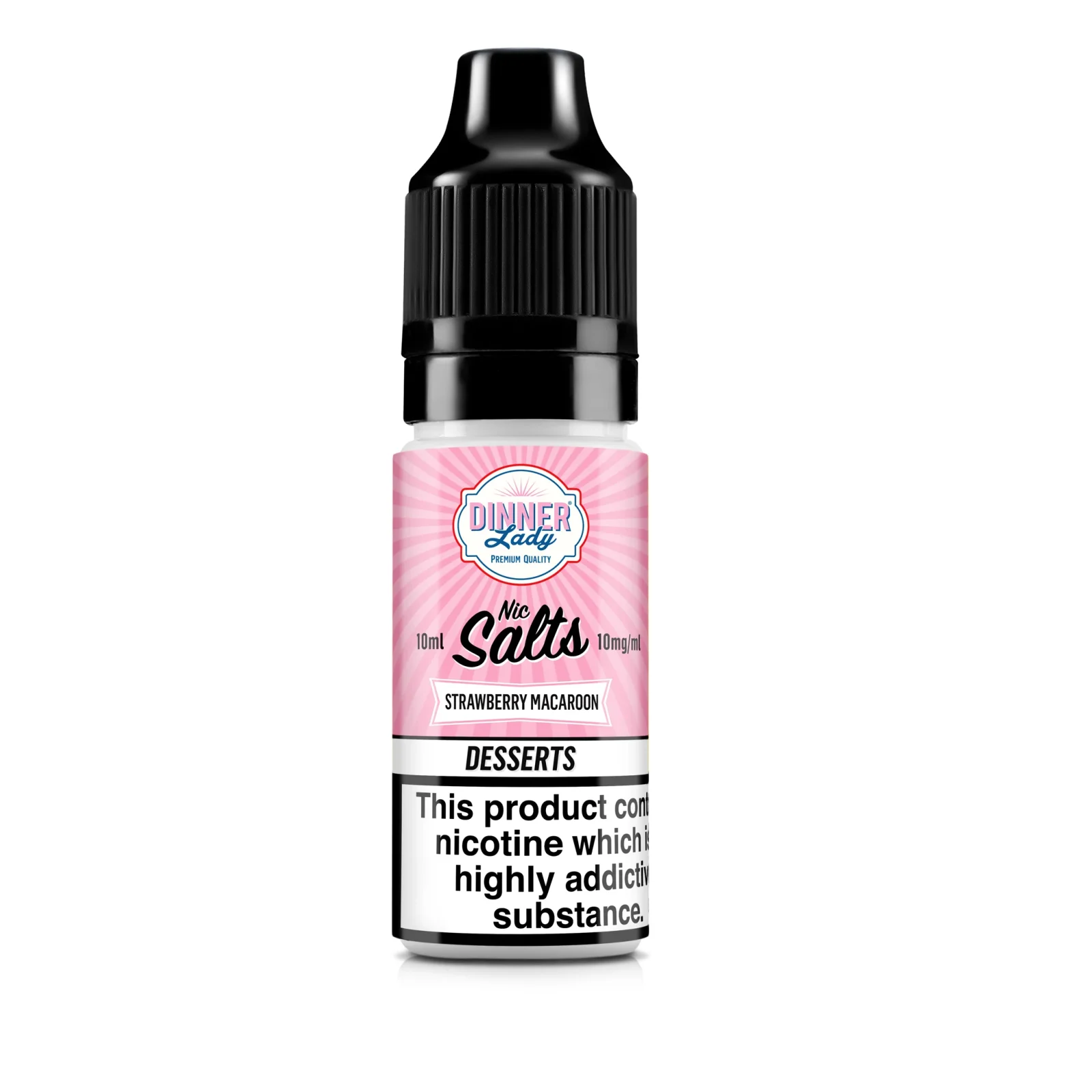 Dinner Lady - Strawberry Macaroon Nic Salt E-Liquid