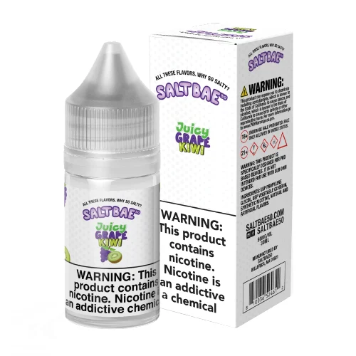 Juicy Grape Kiwi Iced Salt Bae 50 Salts 30mL
